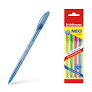 Ручка шариковая 0,7 мм синяя ErichKrause Coctail игольчатый пишущий узел, матовый корпус, одноразова